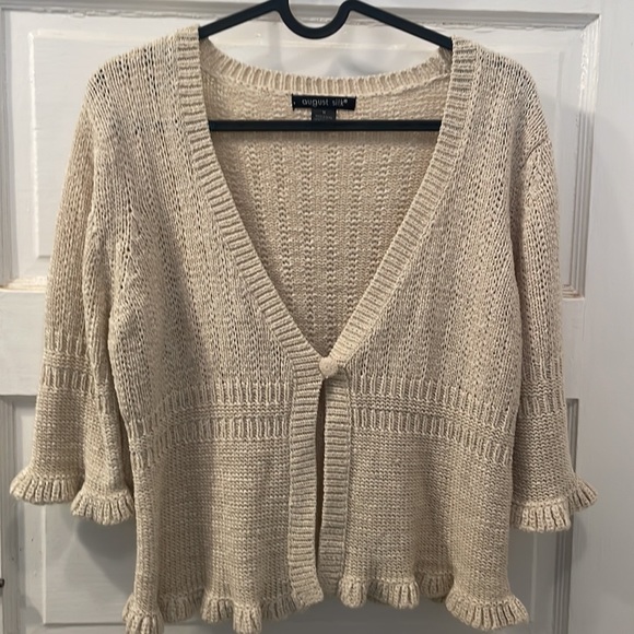 Cream Colored Crochet Top - Picture 5 of 5